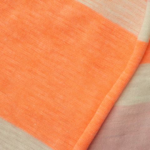Bold Striped Polyester Viscose Knit Fabric