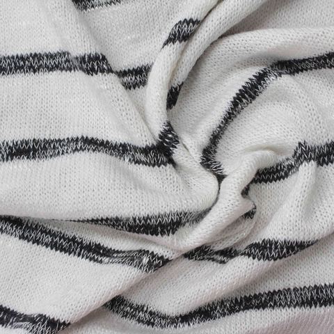 Black Horizontal-Stripe Knit