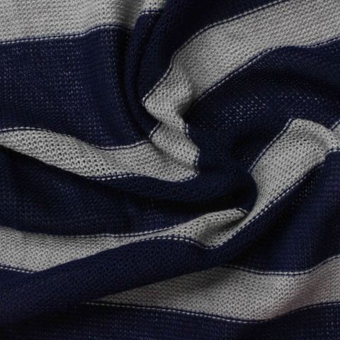 Bold Striped Knit Fabric