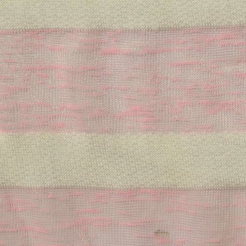 Bold Striped Polyester Viscose Stretch Knit Fabric