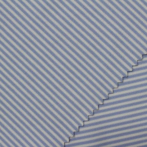 Fine Striped Polyester Stretch Knit Fabric