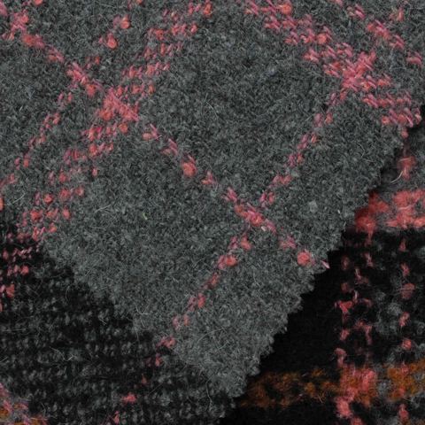 Bold Plaid 100% Polyester Woven Fabric