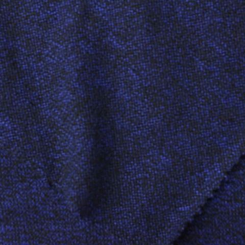 Heather Viscose Polyester Stretch Chunky Knit Fabric