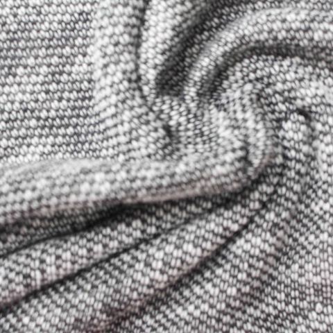 Heather Cotton Polyester Chunky Knit Fabric