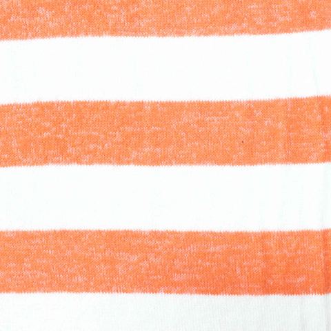 Bold Striped Viscose Polyester Stretch Chunky Knit Fabric