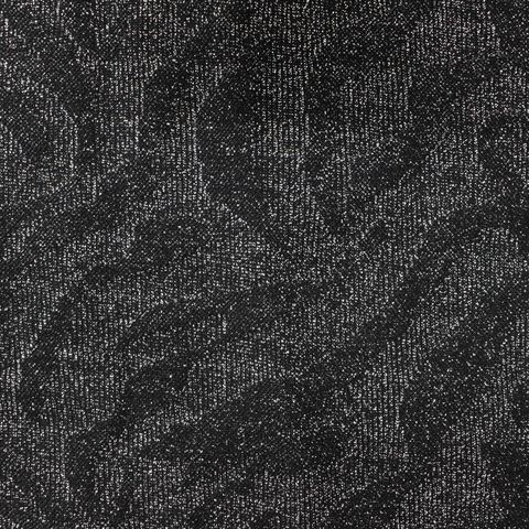 Black Leopard Knit, Nylon-Metallic