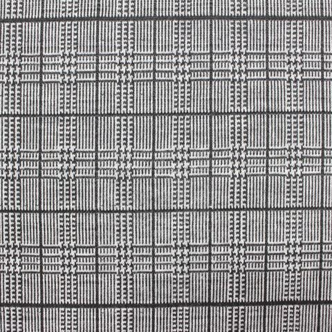 Bold Plaid Polyester Stretch Knit Fabric