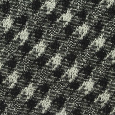Plaid Viscose Polyester Stretch Knit Fabric