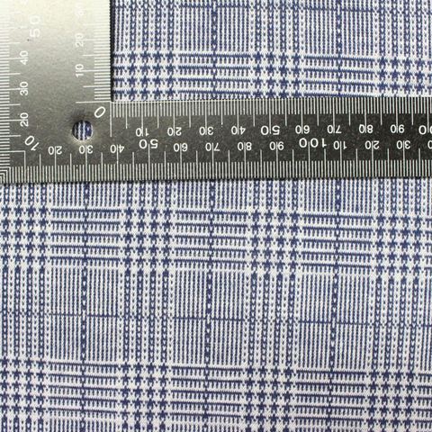 Plaid Viscose Polyester Stretch Knit Fabric