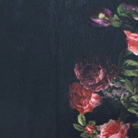 Bold Floral 100% Polyester Woven Fabric