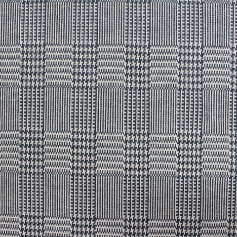 Bold Plaid Polyester Stretch Knit Fabric