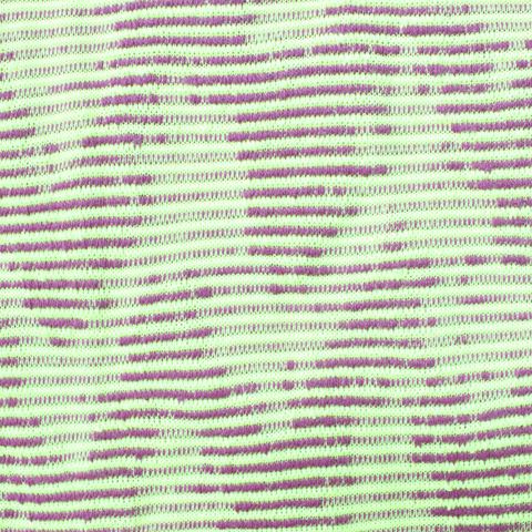 Fine Striped Polyester Cotton Pointelle Knit Fabric