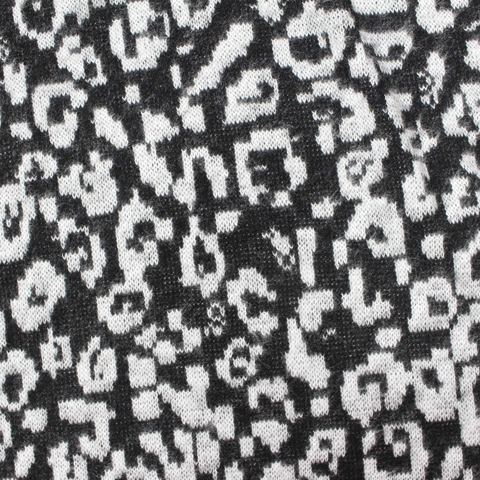 Animal Print Viscose Polyester Stretch Knit Fabric