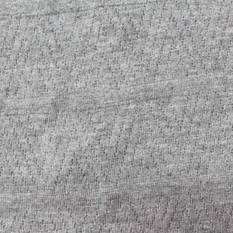 Jacquard Viscose Nylon Blend Pointelle Knit Fabric