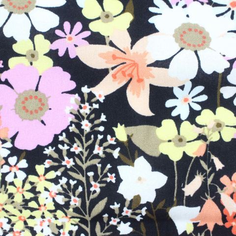 Bold Floral 100% Viscose Woven Fabric