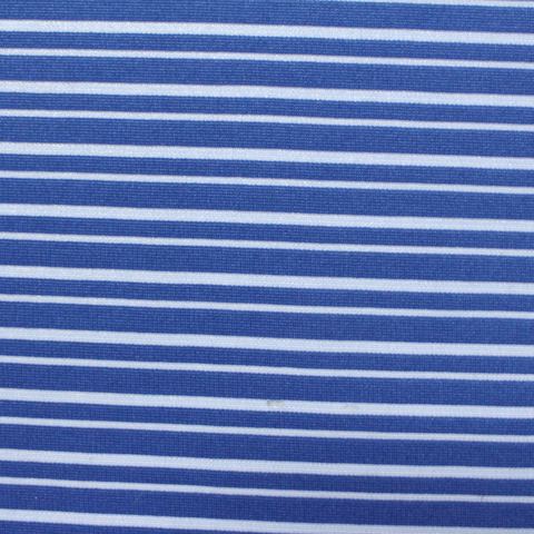 Fine Striped Polyester Stretch Knit Fabric