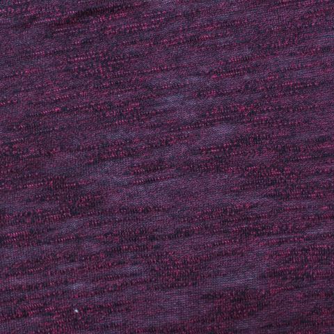 Heather Slub Polyester Viscose Jersey Knit Fabric