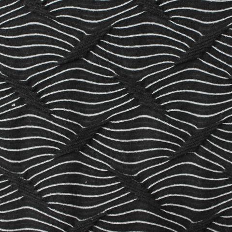 Jacquard Polyester Stretch Knit Fabric