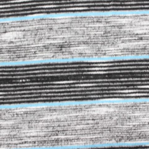Bold Striped Polyester Stretch Knit Fabric