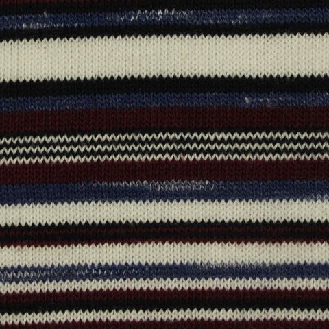Striped Cotton Stretch Knit Fabric