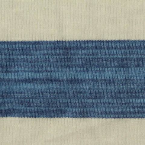 Bold Striped Cotton Stretch Knit Fabric