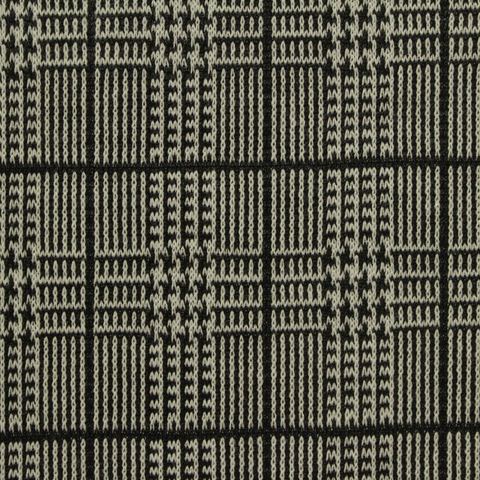 Plaid Polyester Stretch Knit Fabric