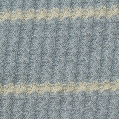 Bold Striped Brushed Viscose Polyester Stretch Chunky Knit Fabric