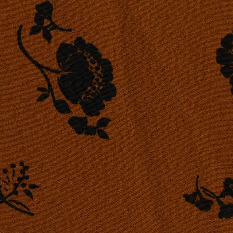 Bold Floral 100% Polyester Woven Fabric