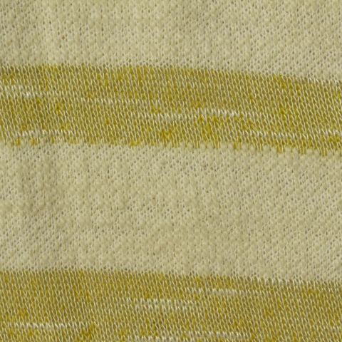 Bold Striped Cotton Polyester French Terry Fabric