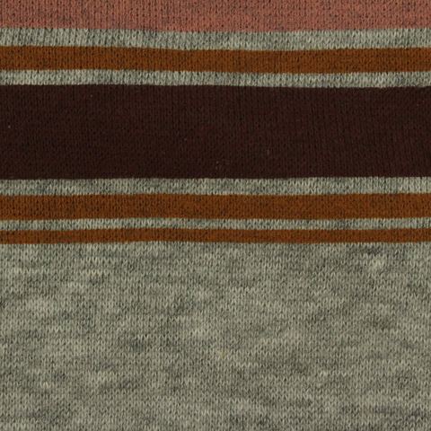 Striped 100% Cotton French Terry Fabric