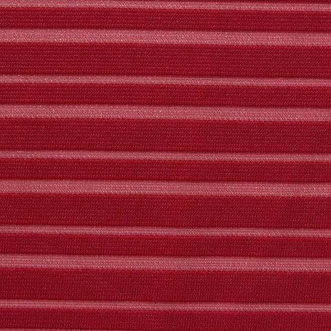 Red Horizontal-Stripe Jacquard, Polyester