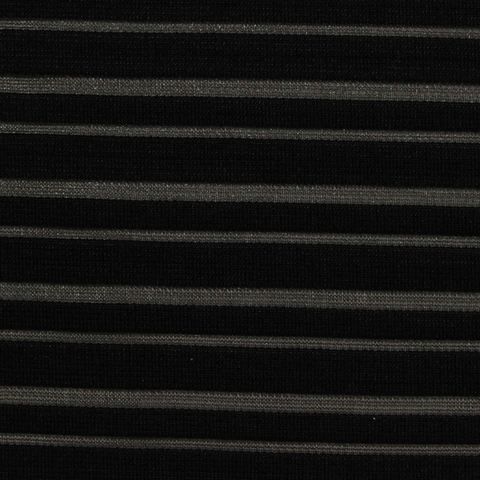 Striped Polyester Stretch Knit Fabric