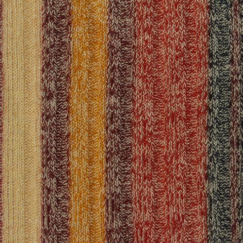 Striped Viscose Polyester Stretch Knit Fabric