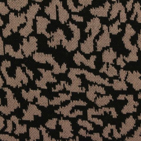 Animal Print Polyester Stretch Knit Fabric