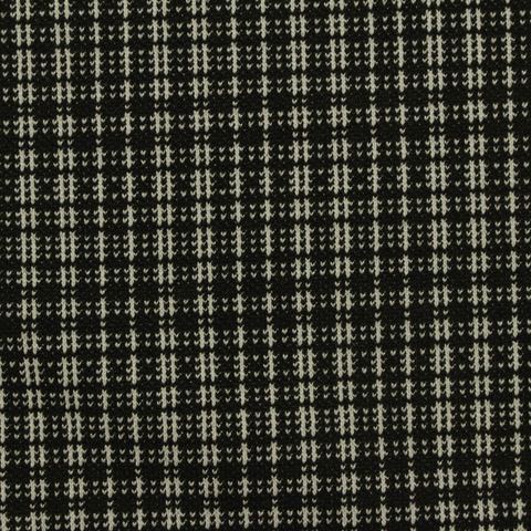 Plaid Polyester Stretch Knit Fabric