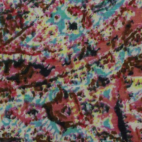 Printed 100% Viscose Knit Fabric