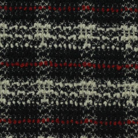 Striped Cotton Polyester Bouclé Fabric