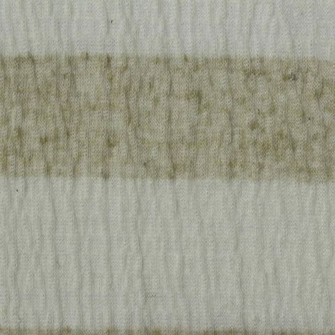 Striped Polyester Stretch Crepe Fabric