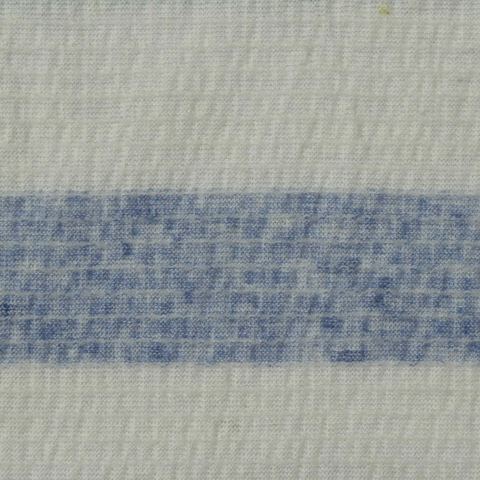 Bold Striped Polyester Viscose Stretch Crepe Fabric