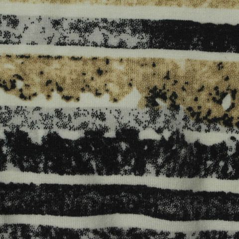 Black Horizontal-Stripe Knit