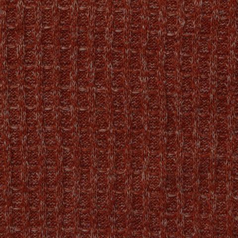 Heather Brushed Polyester Viscose Stretch Waffle Knit Fabric
