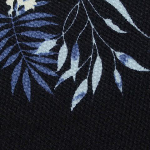 Bold Floral Brushed Polyester Stretch Milk Silk Knit Fabric