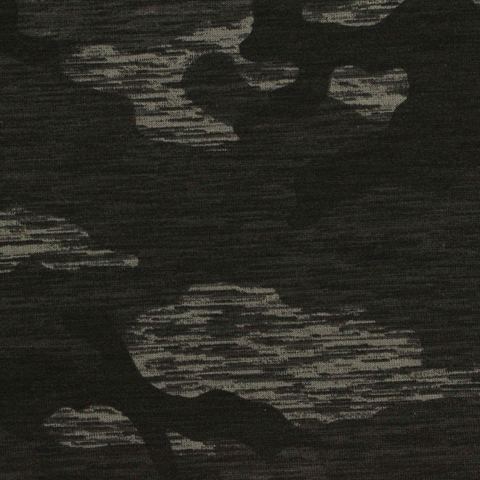 Camo Brushed Polyester Modal Stretch French Terry Fabric