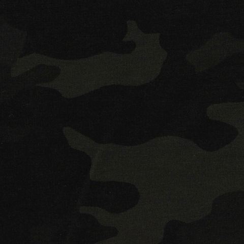 Camo Brushed Polyester Modal Stretch Knit Fabric