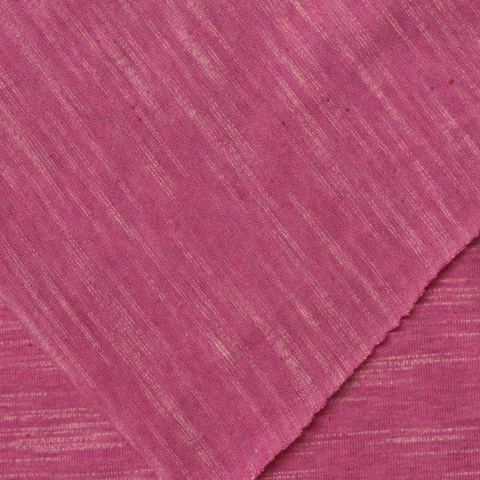 Heather Cotton Polyester Stretch Knit Fabric