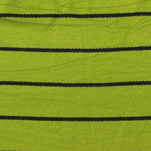 Fine Striped Viscose Stretch Linen-Look Fabric