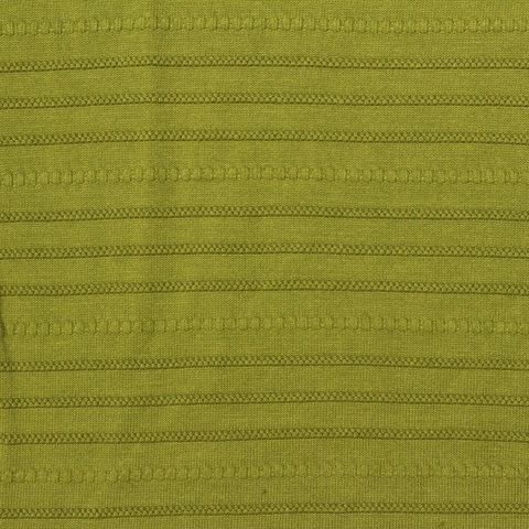 Striped Viscose Polyester Stretch Knit Fabric