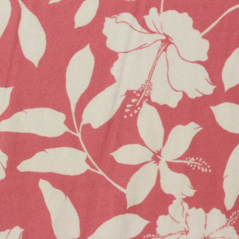 Bold Floral Polyester Stretch Milk Silk Knit Fabric