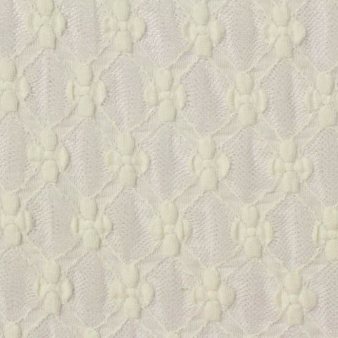 Jacquard Nylon Cotton Stretch Lace Fabric