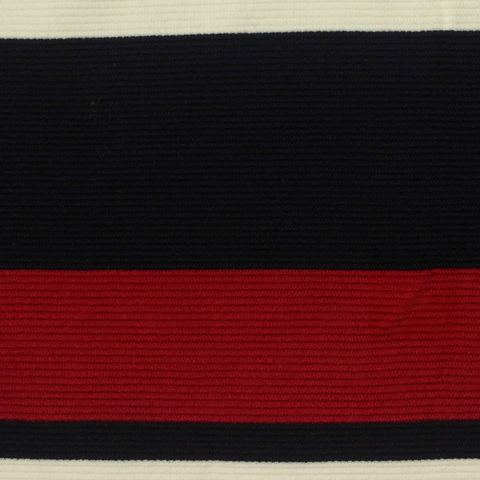 Bold Striped Viscose Polyester Stretch Knit Fabric